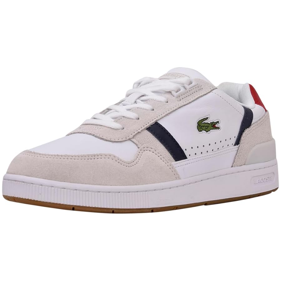 ラコステ スニーカー ☆ LACOSTE T-Clip Sneakers Men's Amazon.com | Lacoste Mens T-Clip Set Sneaker, BLK/BLK, 7